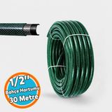 NZB Dayanıklı 3 Katlı Sağlam Klasik Bahçe Çeşme Hortumu Su Sulama Yıkama Hortum 12.5 mm 1/2" (30 Metre)