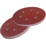 Nzb Delikli Cırt Zımpara 180 mm Spiral Taşlama (10 Adet) 100 Kum - Kırmızı