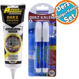 Nzb Derz Dolgu 380 Gr Beyaz Kuruyan Su Bazlı Kokusuz Kalıcı Derz Kalemi Beyaz (2'li Set)