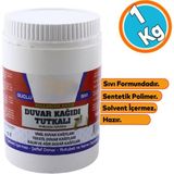 Nzb Duvar Kağıdı Yapıştırıcısı 1 kg Sıvı Hazır Tutkal Vinil Tekstil Kağıtları Sentetik Polimer Şeffaf