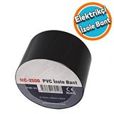 Nzb Elektrikçi Bandı İzolasyon Siyah Izole Elektirik Kablo Bant Bandı Pvc 0.13 mm Kalınlık 50 mm Geniş 25 Metre