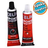 Nzb Epoksi Yapıştırıcı Metal Plastik Seramik Cam Güçlü Çelik Yapıştırıcı 20 + 20 Gr Hızlı Kuruyan