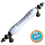 Nzb Eskitme Antik Sarı 96 mm Mobilya Mutfak Çekmece Dolap Dolabı Kulpu Kulbu Kulpları Gerçek Porselen