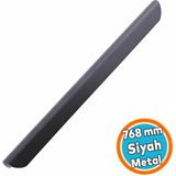 Nzb Gardırop Kulpu 768 mm Siyah Metal Mutfak Vestiyer Banyo Mobilya Çekmece Dolap Kulpları Kulbu