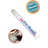 NZB İşaretleme Markalama Kalemi Markör Kalıcı İşaretleyici Marker Beyaz Kalem Metal Plastik Cam Ahşap Yü