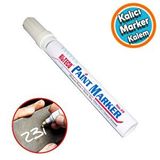 Nzb Işaretleme Markalama Kalemi Markör Kalıcı Işaretleyici Marker Beyaz Kalem Metal Plastik Cam Ahşap Yüzey