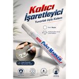 NZB İşaretleme Markalama Kalemi Markör Kalıcı İşaretleyici Marker Beyaz Kalem Metal Plastik Cam Ahşap