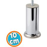 Nzb Kalın Metal Mobilya Ayağı Modern Dayanıklı Koltuk Kanepe Tv Ünitesi M8 Civata Krom Gümüş 10 cm 51 mm