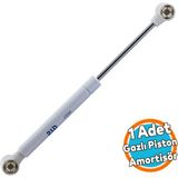 Nzb Kapak Dolap Amortisörü Gazlı Piston Hidroliği Beyaz (27 cm 100N)