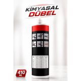 NZB Kimyasal Dübel 410 ml Polyester Bazlı Epoksi Ankraj Yapıştırıcı Beton Tuğla Duvar Montaj Harcı Güçlü