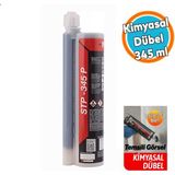 Nzb Kimyasal Dübel Polyester Bazlı 345 ml Profesyonel Ankraj Malzemesi Polyester Bazlı Kimyasal Dübel - Siyah - 1 Adet