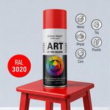 Nzb Kırmızı Prof. Sprey Boya Metal Ahşap Taş Plastik ve Cam Yüzeylere Uygun Spray Boya 400 ml RAL3020 - 1 Adet