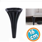 Nzb Konsol Mobilya Kanepe Koltuk Tv Ünitesi Baza Ayağı Orta Sehpa Ayakları 16 cm Siyah