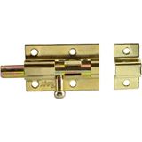 Nzb Küçük Mavzer Sürgü Sürgülü Dolap Sürgüsü Kilit 25x40 Mm Kapı Pencere Emniyet Kilidi Metal Prinç Sarı