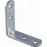 Nzb L Demir Gönye 15X45X45 mm Oval Başlı Metal Köşebent Mobilya Raf Dolap Sabitleme Aparatı 50 Adet Set - Gri
