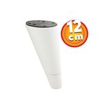 Nzb Lüks Mobilya Kanepe Sehpa Tv Ünitesi Koltuk Ayağı 12 cm Beyaz Ayak