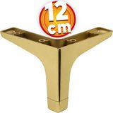 NZB Lüks Mobilya Kanepe Sehpa TV Ünitesi Koltuk Ayağı 12 cm Gold Altın Baza Ayak