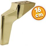 NZB Lüks Mobilya Kanepe Sehpa TV Ünitesi Koltuk Ayağı 16 cm Parlak Gold Baza Ayak