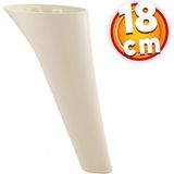 NZB Lüks Mobilya Kanepe Sehpa TV Ünitesi Koltuk Ayağı 18 cm Krem Baza Ayak