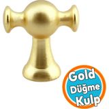 Nzb Mat Altın Kulp Düğme Tek Vidalı Çekmece Kulbu Kulpları Mutfak Mobilya Dolabı Dolap Kulpu