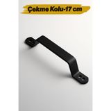 NZB Metal El Tutamagı Çekme Kolu Kapı Tutma Kulbu 17 cm Kulp Kapı Tutamağı Kulpu Mat Siyah Renk