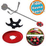 Nzb Metal Filiz Fidan Dal Biçme Kesme Aparatı 5 Kollu Bıçkı Yedek Bıçak Benzinli Tırpan Uyumlu - 1