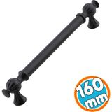 Nzb Metal Kulp 160 mm Siyah Mutfak Mobilya Çekmece Dolabı Kapak Kulpu Dayanıklı Tasarım