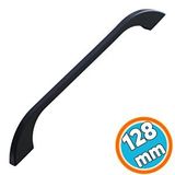 Nzb Metal Kulp Mobilya Mutfak Dolabı Çekmece Dolap Kulpları Kapak Kulpu Kulbu Siyah Renk 128 mm