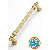 NZB Metal Mobilya Çekmece Kapak Dolap Mutfak Kulbu Kulpları Dolabı Kulpu 192 mm Gold Altın Kulp