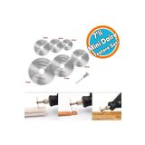 Nzb Mini Gravür Dremel Daire Testere Seti Kesme Rötüş Çelik Plastik Ahşap Kesim Hassas Kesi 7 'li Set
