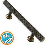 Nzb Mobilya 96 mm Antik Sarı Metal Çekmece Mutfak Dolapları Kapak Kulbu