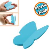 Nzb Mobilya Çekmece Dolap Kapak Kulpu Kulbu Çocuk Bebek Genç Odası Plastik Mat Mavi Kulp 32 mm