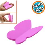 Nzb Mobilya Çekmece Dolap Kapak Kulpu Kulbu Çocuk Bebek Genç Odası Plastik Mat Pembe Kulp 32 mm