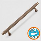 Nzb Mobilya Çekmece Mutfak Dolabı Dolap Modern Kapak Kulpları Grip Desen Bronz Metal Kulp 192 mm
