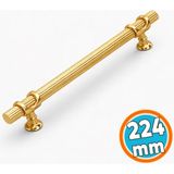 Nzb Mobilya Dolap Çekmece Kapak Mutfak Dolabı Kulpları Kulbu Kulpu Altın Metal Kulp 224 Mm-22.4 cm