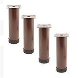 NZB Mobilya Kanepe Baza Koltuk Metal Destek Ayağı Ayarlanabilir Kahverengi Ayak 15 cm (4 ADET)