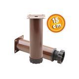 NZB Mobilya Kanepe Baza Koltuk Metal Destek Ayağı Ayarlanabilir Kahverengi Ayak 15 cm