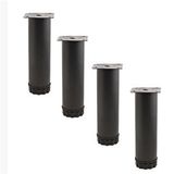 NZB Mobilya Kanepe Baza Koltuk Metal Destek Ayağı Ayarlanabilir Siyah Ayak 15 cm ( 4 ADET)