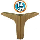 NZB Mobilya Kanepe Sehpa TV Ünitesi Baza Koltuk Ayağı Açık Ceviz Renk 12 cm Ayak