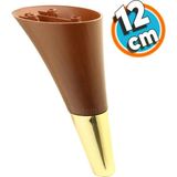 Nzb Mobilya Kanepe Sehpa Tv Ünitesi Baza Koltuk Ayağı Kahverengi Gold Renk 12 cm Ayak