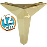 Nzb Mobilya Kanepe Sehpa Tv Ünitesi Koltuk Ayağı 12 cm Altın Gold Baza Ayak