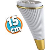 Nzb Mobilya Kanepe Sehpa Tv Ünitesi Koltuk Ayağı 15 cm Krem Gold Baza Ayak