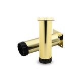 NZB Mobilya Kanepe Sehpa TV Ünitesi Koltuk Ayağı Ayarlanabilir 12 cm Gold Altın Metal Baza Ayak