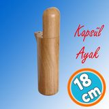 Nzb Mobilya Kanepe Tv Ünitesi Koltuk Ayağı Baza Ayakları Ahşap Ceviz Desenli 18 Cm
