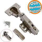 Nzb Mobilya Kapak Kapağı Mutfak Vestiyer Kiler Dolabı Metal Düz Krom Pistonlu Tas Menteşe