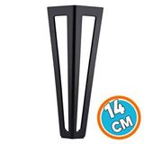 Nzb Mobilya Koltuk Baza Puf Sehpa Tv Ünite Masa Ayağı Ayakları Metal Ayakları 14 cm Siyah