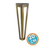 Nzb Mobilya Koltuk Konsol Tv Ünite Masa Ayağı Metal Ayakları 20 cm Antik Sarı