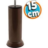 Nzb Mobilya Metal Yatak Kanepe Baza Koltuk Orta Destek Ayağı M8 Civata Kahverengi Metal Ayak 15 cm