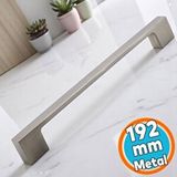 Nzb Mobilya Mutfak Çekmece Dolap Dolabı Kapak Kulbu Kulpu Kulpları (192 Mm - 19.2 Cm) İnox Metal Kulp