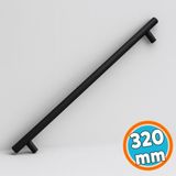 Nzb Mobilya Mutfak Çekmece Dolap Dolabı Kulpu Kulbu Kulplar Mat Siyah Metal Kulp 320 mm 320 cm